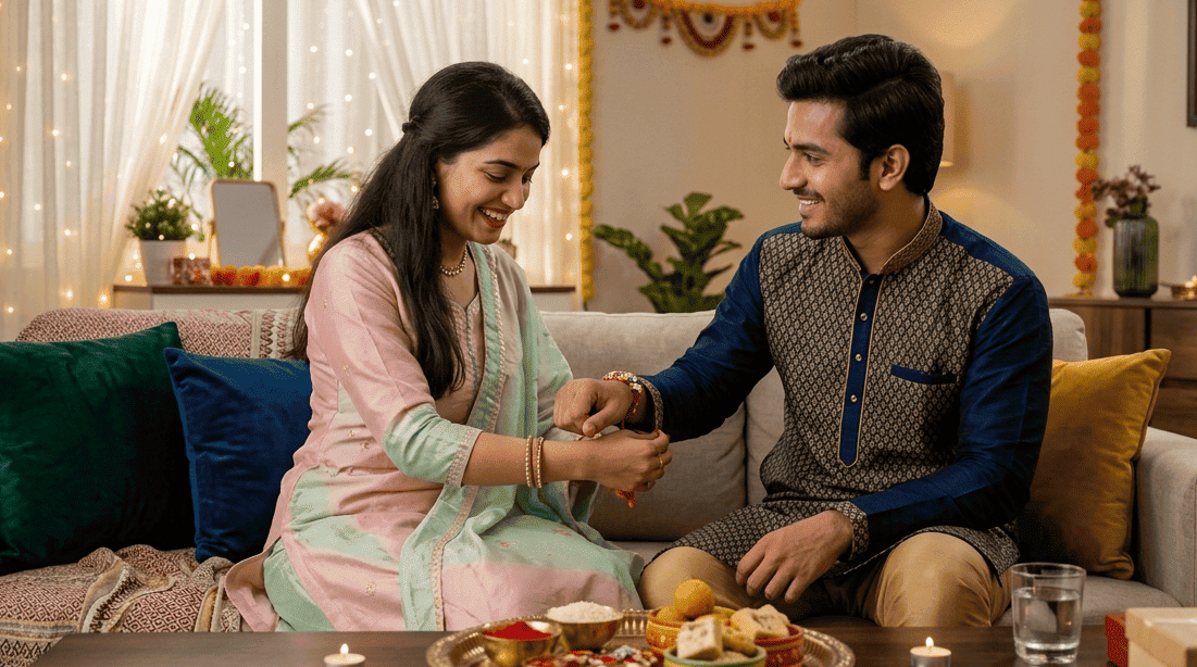 Modern Indian Festive Decor Ideas for Raksha Bandhan