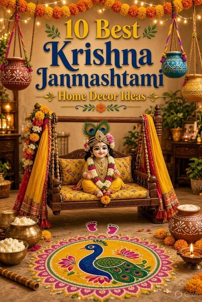 10 Best Krishna janmashtami Home Decor ideas