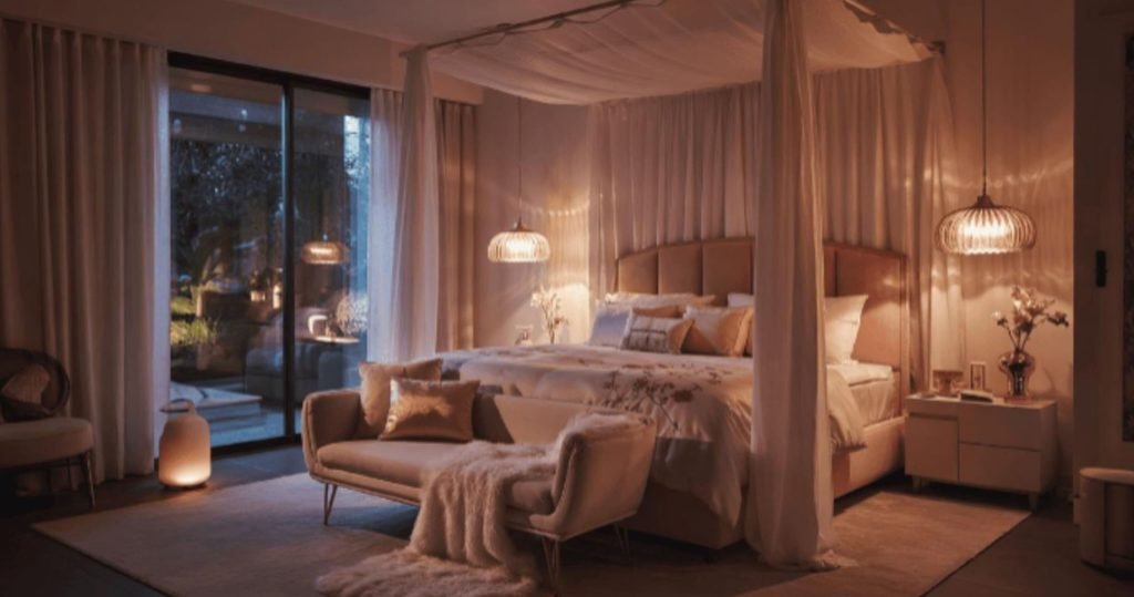 Modern Canopy Romance
