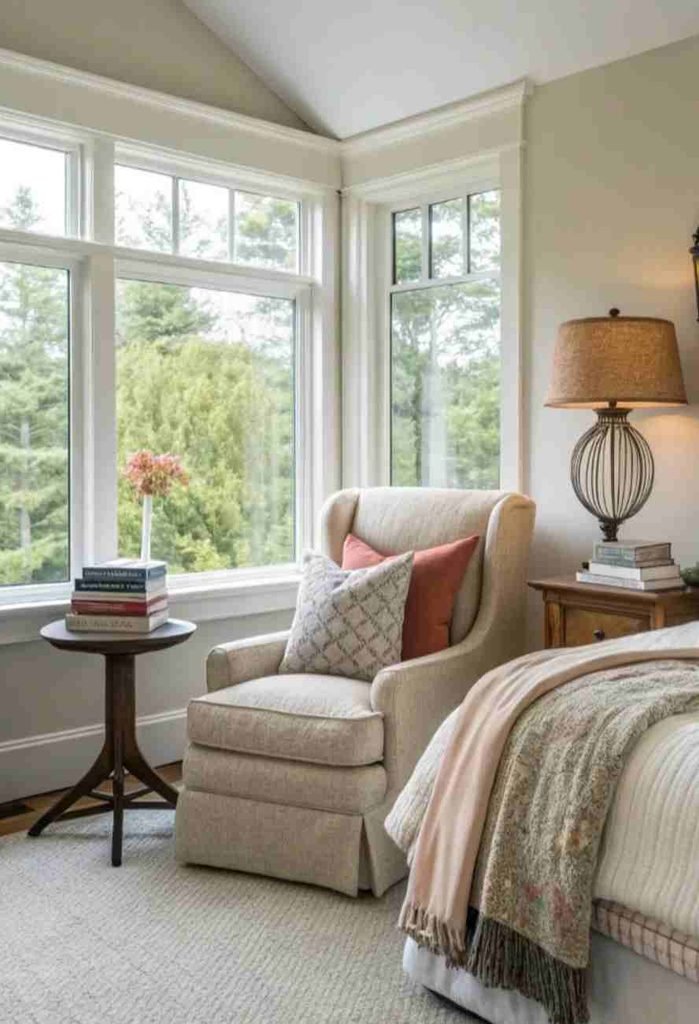 Cozy Reading-Nook Bedroom