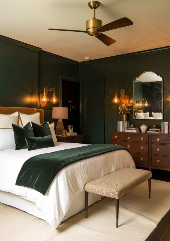 Moody Green Hideaway