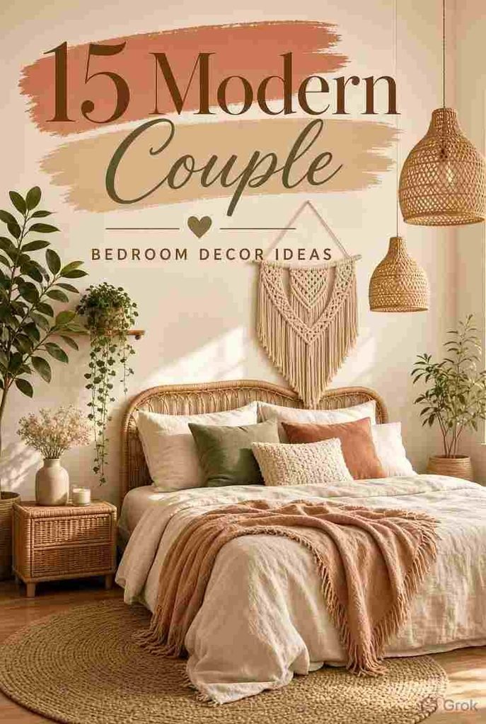15 Modern Couple Bedroom DEcor Ideas