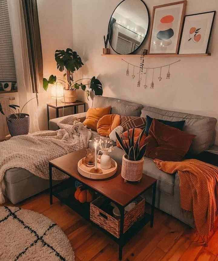 Small Apartment Fall Living Room