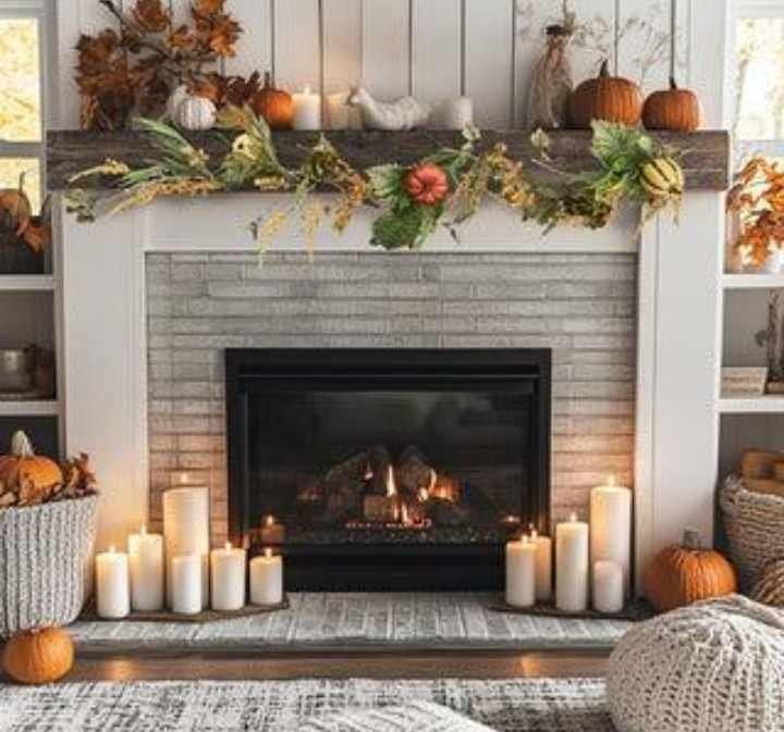 Fireplace Mantel Decor