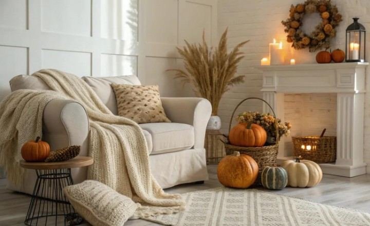 Modern Minimalist Autumn Decor