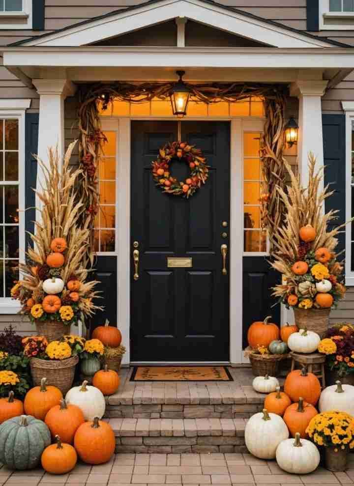 thanksgiving-Inspired Fall Porch