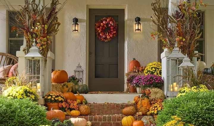 Fall Front Porch Decor