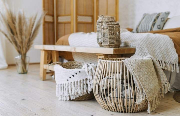 Decorate with Woven Baskets