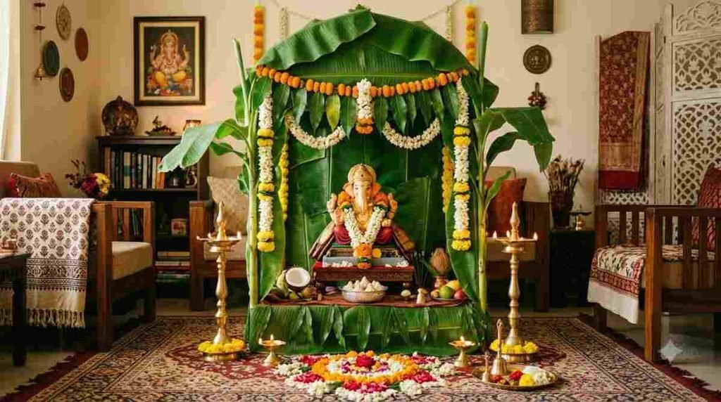 Banana Leaf Traditional Mandap