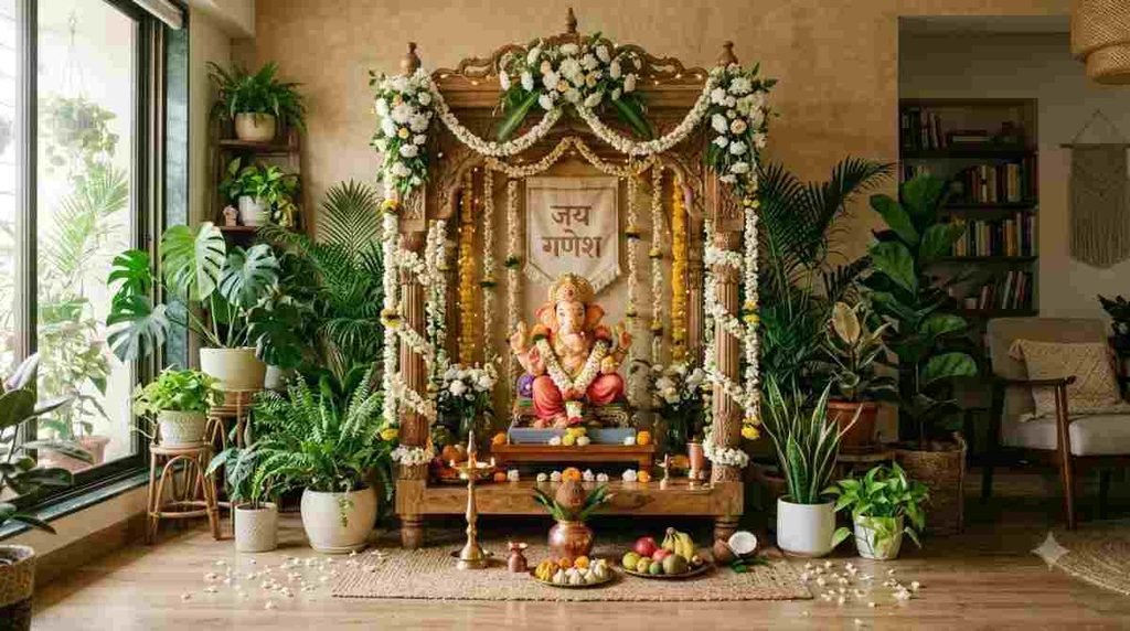 Terracotta Ganapati Mandap