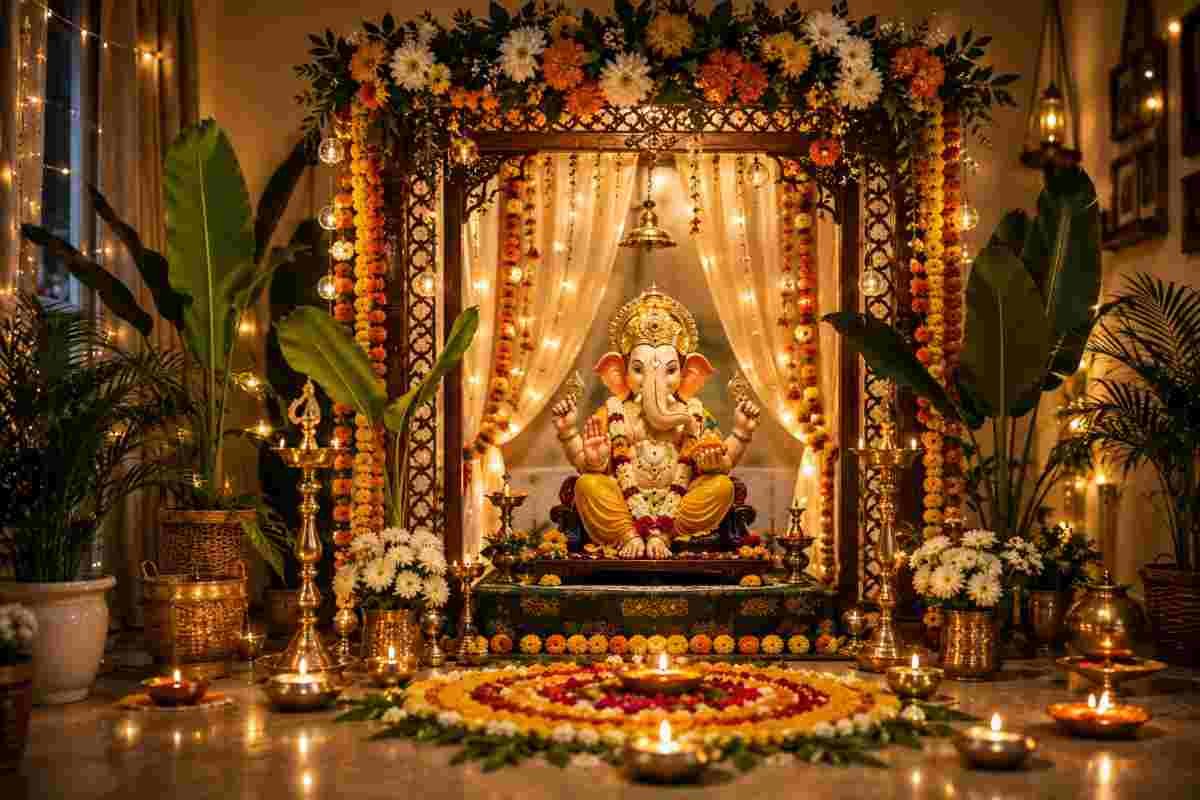 Ganpati Mandap Decoration Ideas