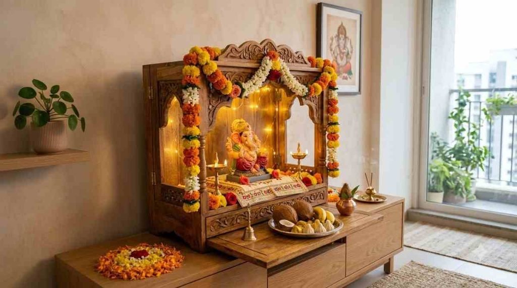 Foldable Compact Ganpati Mandap