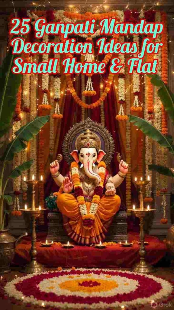 Ganpati mandap Decoration Ideas