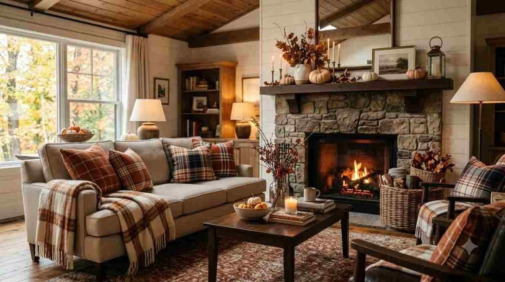 Pumpkin & Plaid Accents