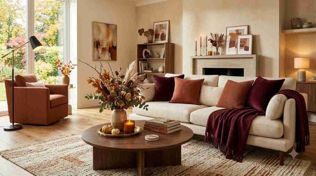 Burgundy & Terracotta Accents