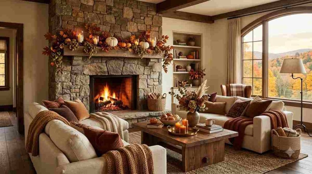 Ultimate Cozy Autumn Living Room