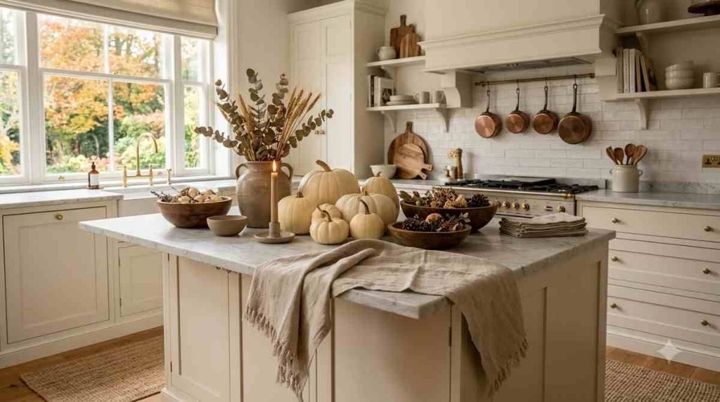 Try a Warm Neutral Fall Kitchen