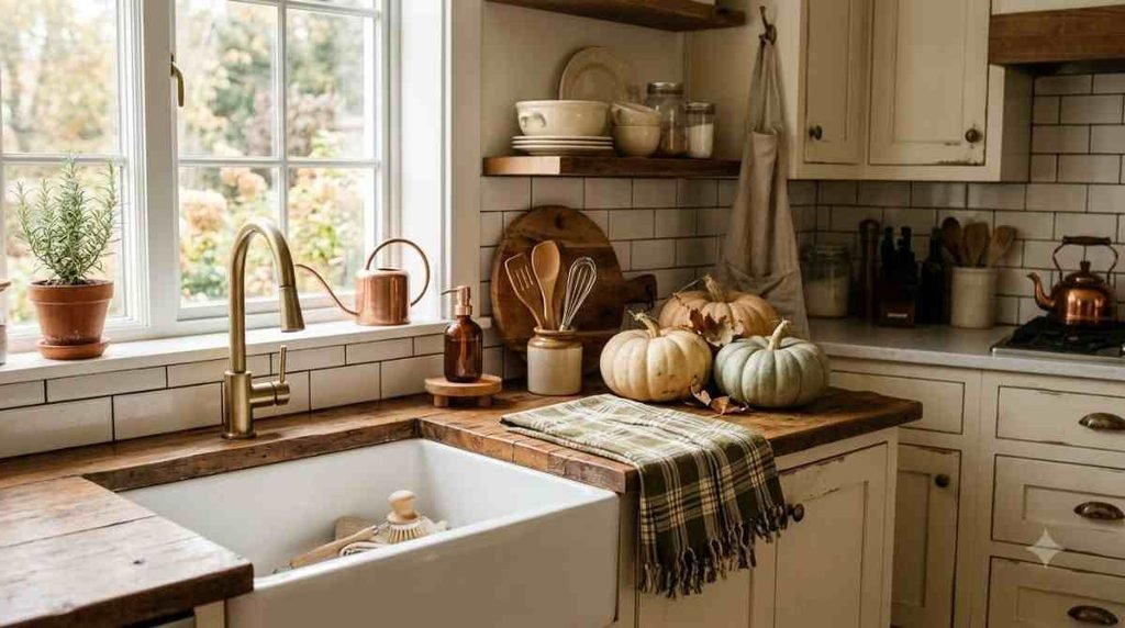 Add Fall Inspired Kitchen Towels