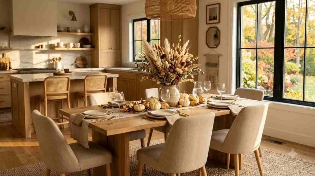Add Seasonal Centerpiece to the Dining Area