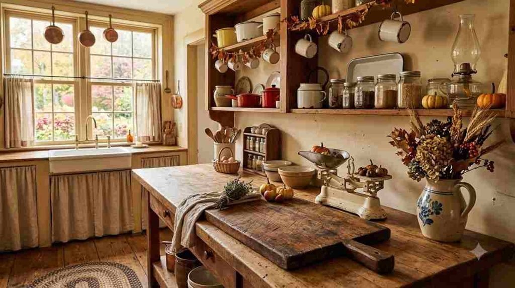 Decorate with Vintage Kitchen Pieces