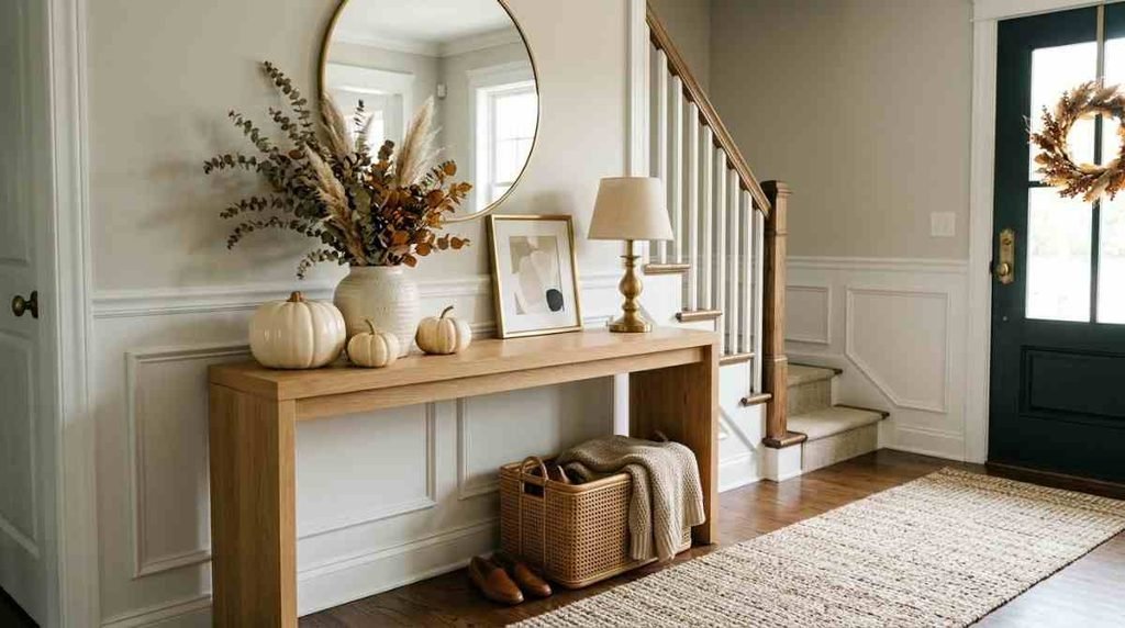 Cozy Fall Console Table
