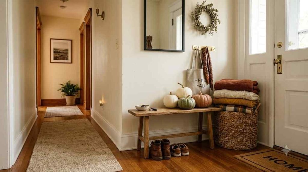 Woven Baskets With Cozy Blankets