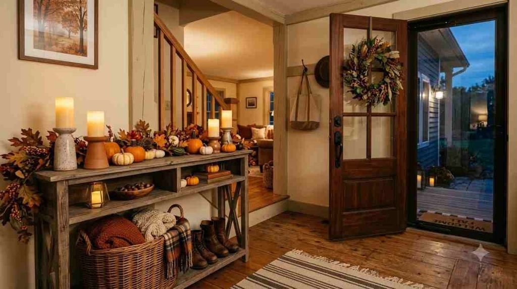 Candle Corner for Fall