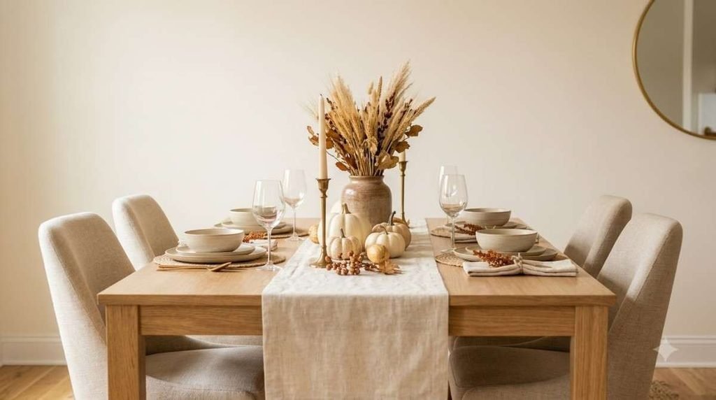 Create a Warm Neutral Fall Tablescape
