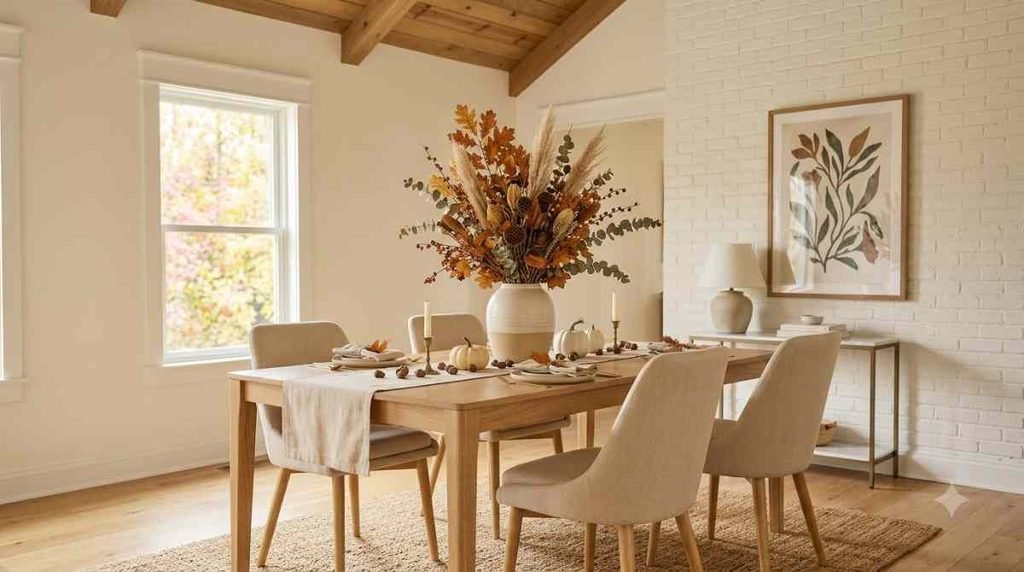 Decorate With Dried Autumn Foliage