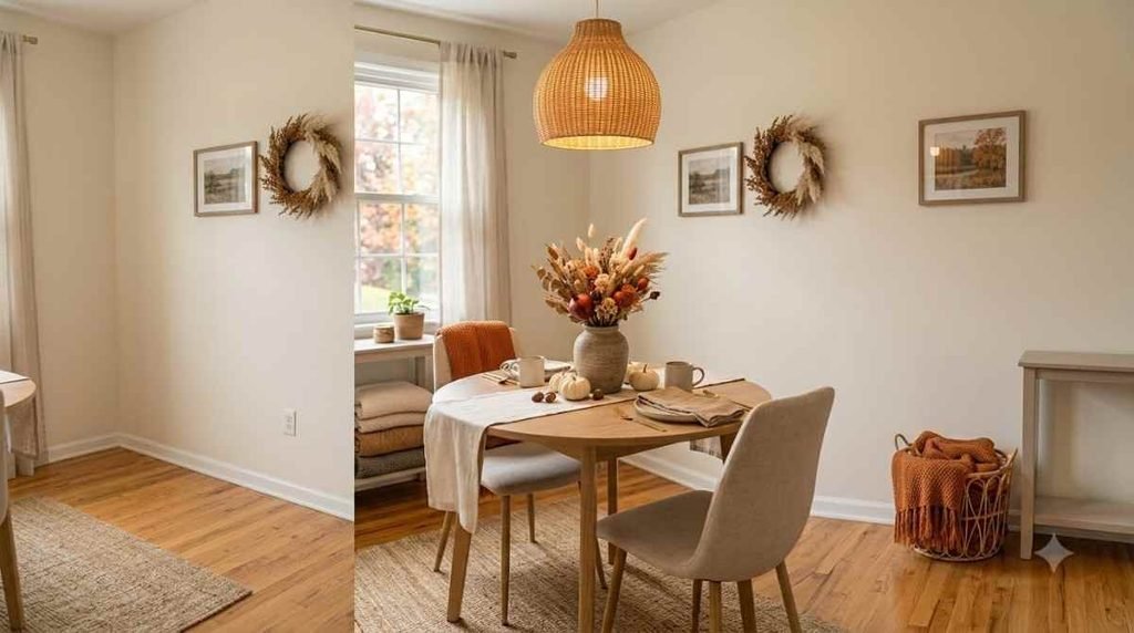 Style a Small Dining Space for Fall