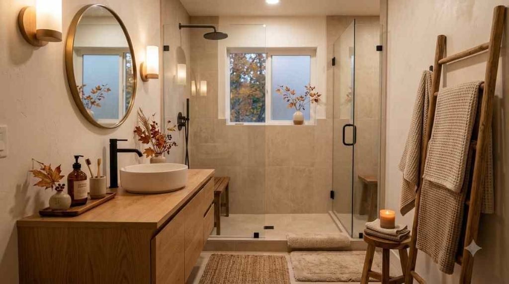 Bring Fall Into Bathroom