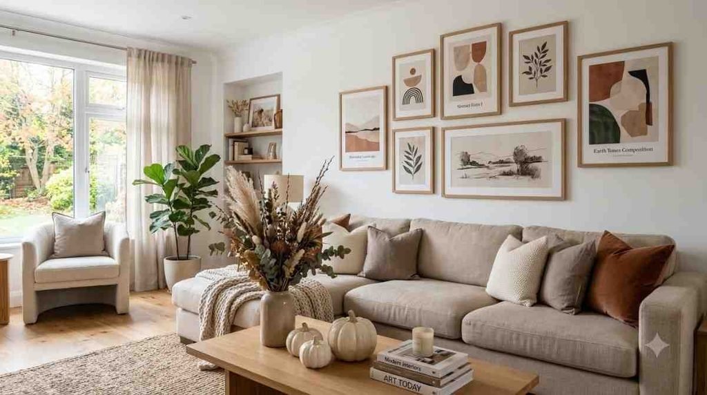 Create a Neutral Fall Gallery Wall