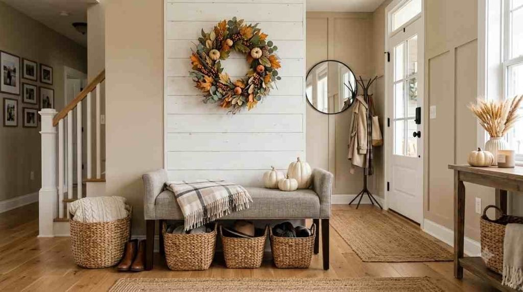 Warm Up the Entryway with Fall Layers