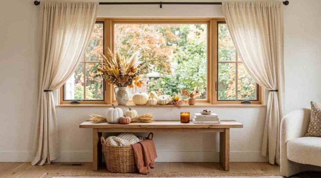 Cozy Fall Window Seat