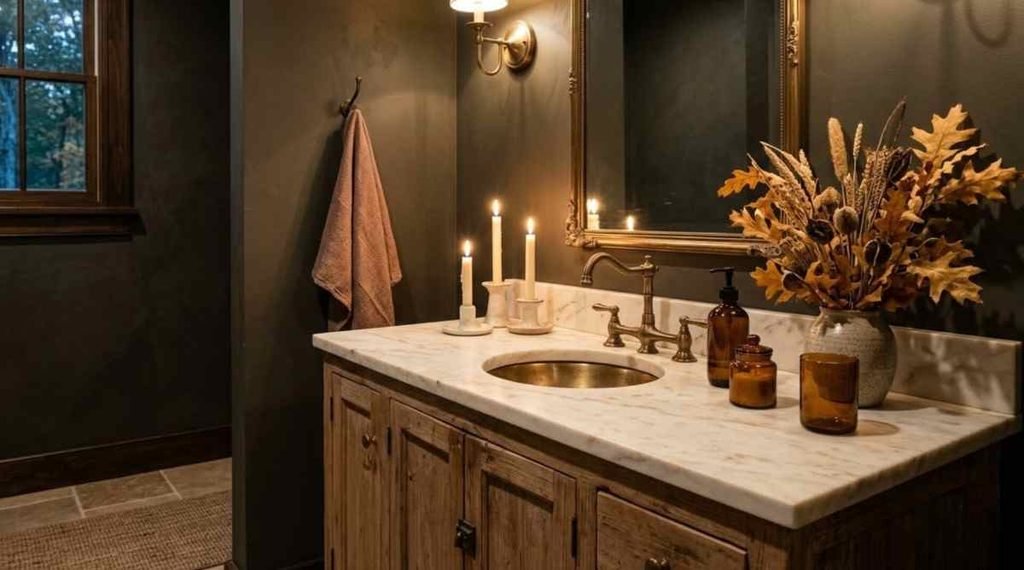 Create a Cozy Candlelit Bathroom Moment