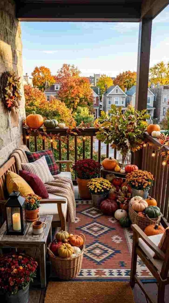 Colorful Harvest Balcony