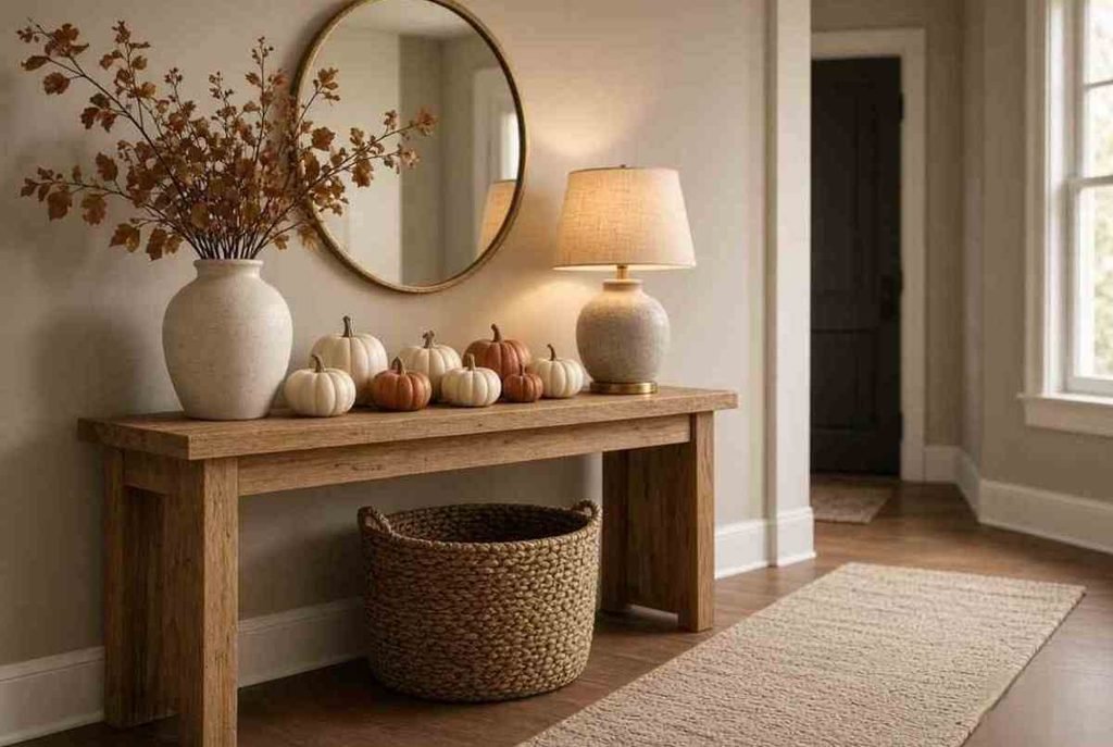 Create a Warm October Entryway