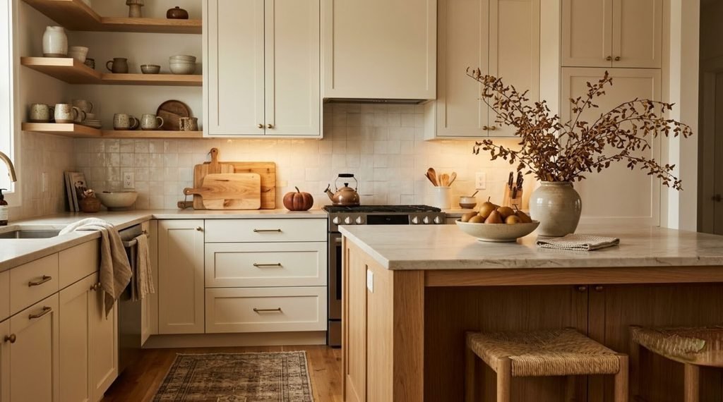 Warm Up Your Kitchen With Small Autumn Details