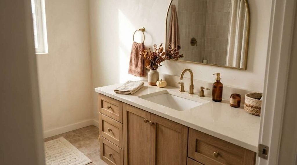 Bring October Charm to Your Bathroom