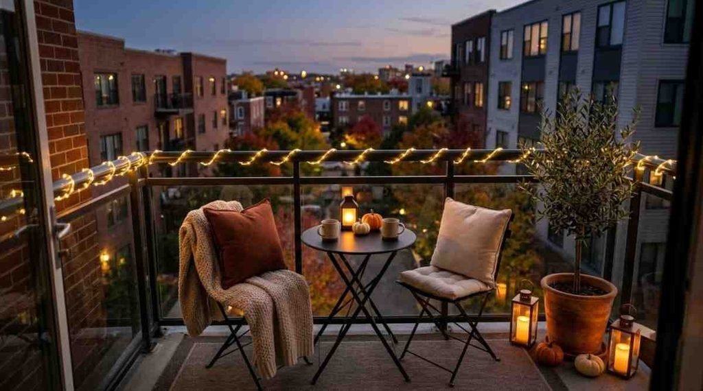 Warm String - Light Balcony