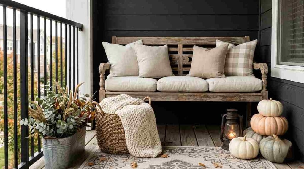 Modern Farmhouse Fall Balcony