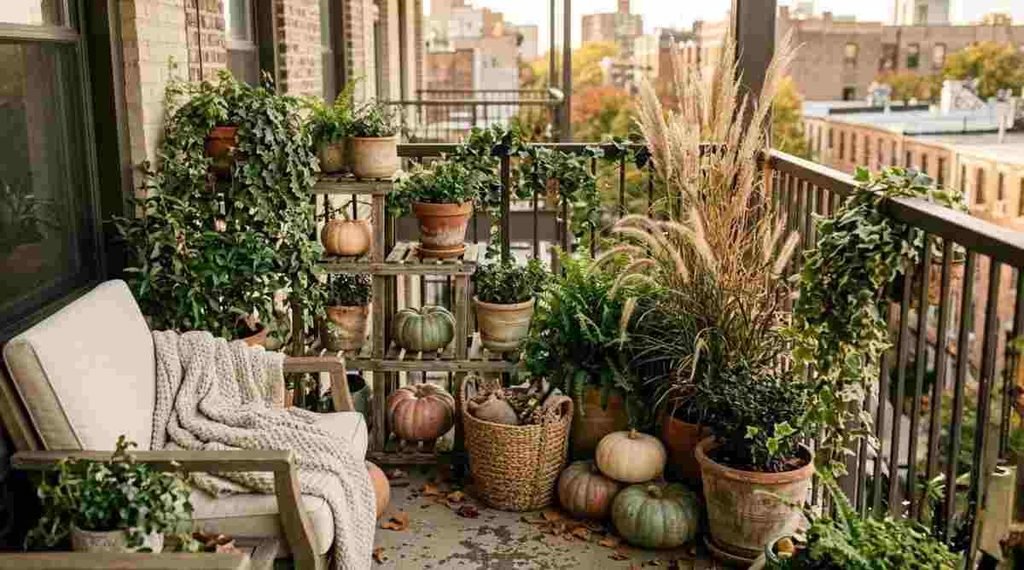 Fall Balcony Garden