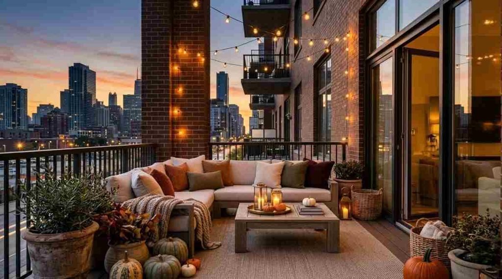 Warm & Stylish Luxury Balcony