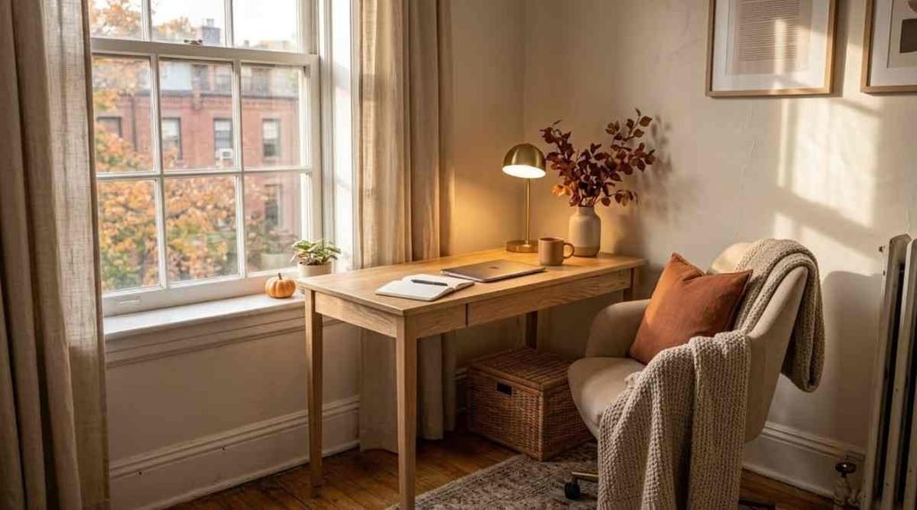 Small Apartment Desk by the Window