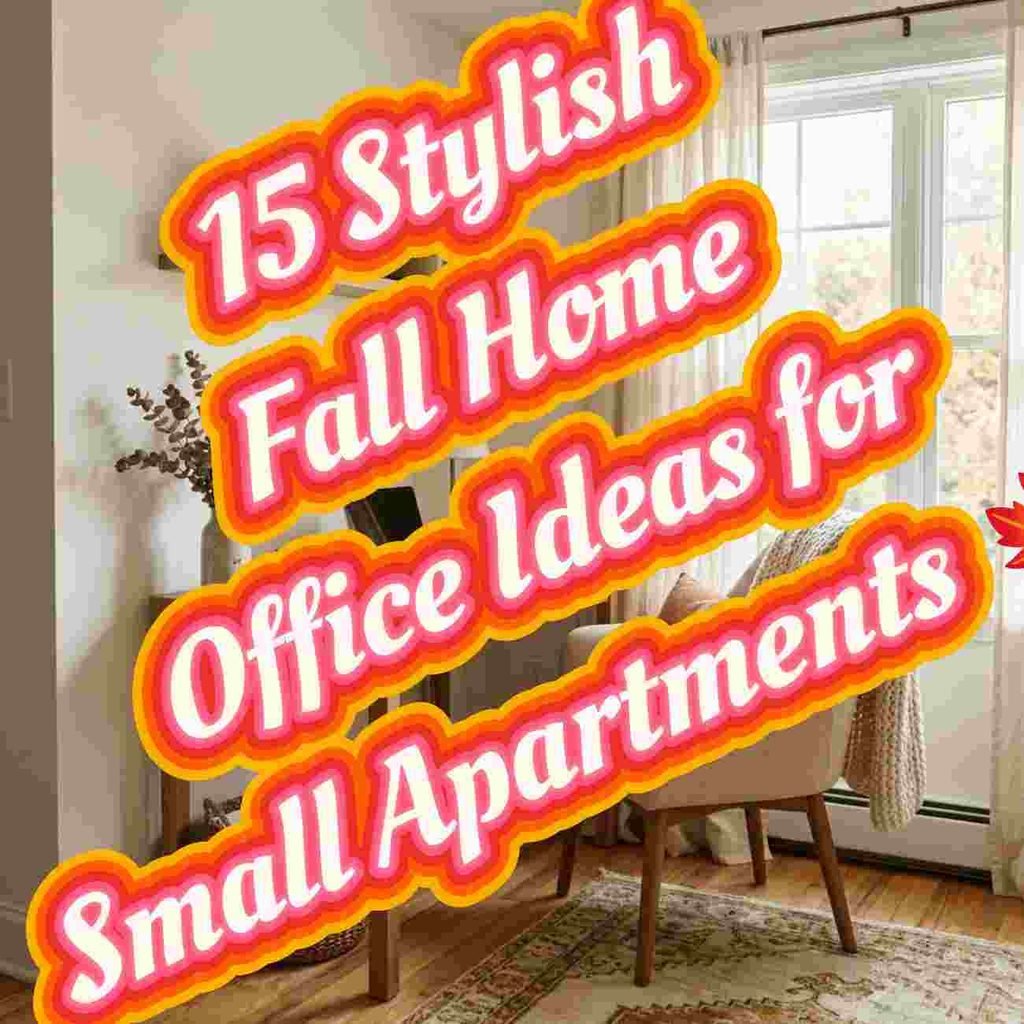 Cozy Fall Home Office Decor