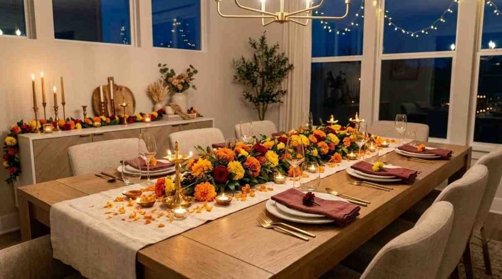 Modern Diwali Dining Table