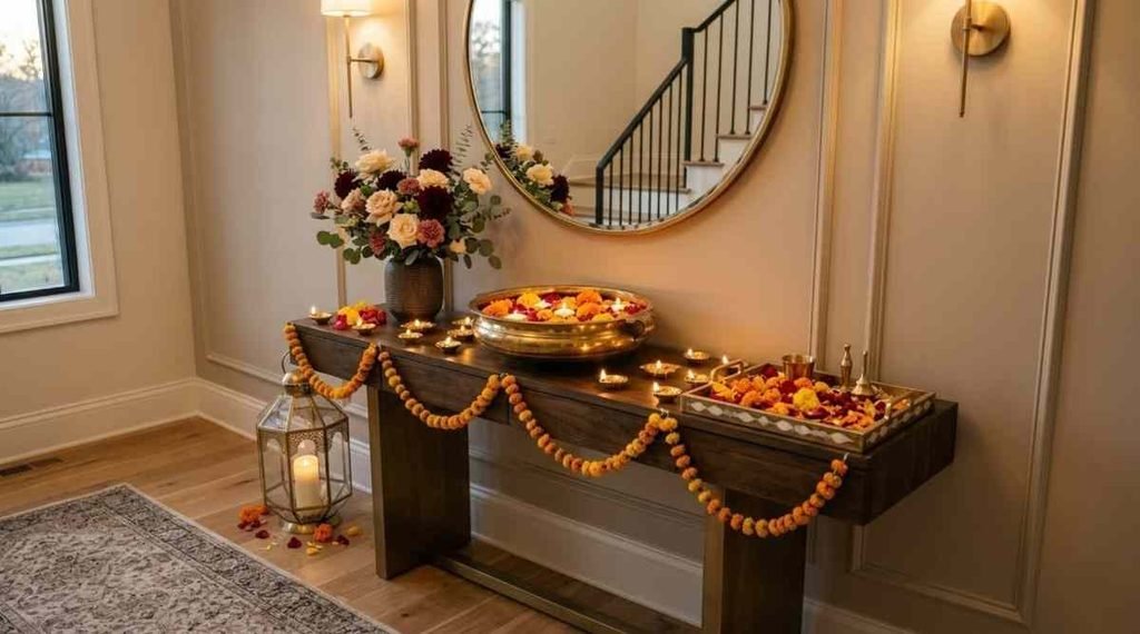 Statement Diwali Foyer Table