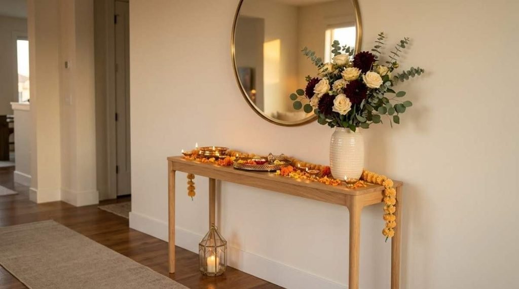 Diwali Console Table Styling