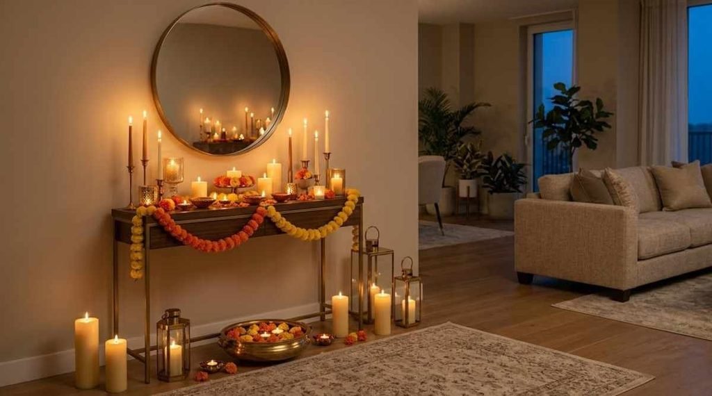 Create a Diwali - Inspired Candle Corner