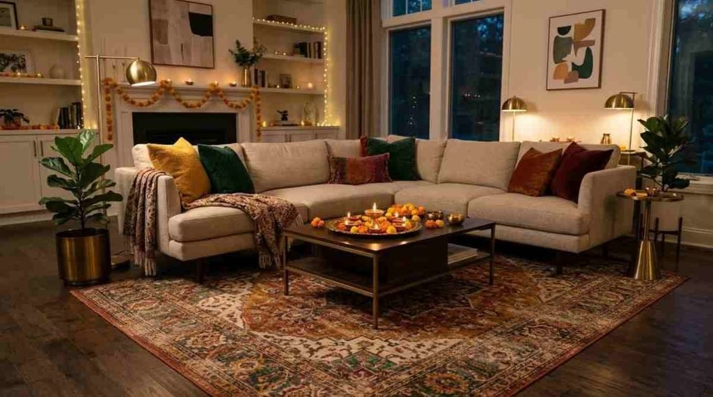 Add a Colorful Indian - Inspired Rug